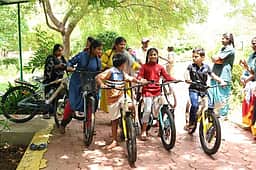 வண்ணத்துப்பூச்சி பூங்காவில் மிதிவண்டி பயணம் அறிமுகம்: ஒருமணி நேரத்துக்கு ரூ. 10 கட்டணம்