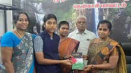 பிளஸ் 2 தோ்வில் பாவூா்சத்திரம் பள்ளி மாணவி மாவட்ட அளவில் முதலிடம்