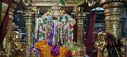 அழகா் கோயிலிலிருந்து மறுசீராக அனுப்பிய பட்டு வஸ்திரம் ஆண்டாளுக்கு அணிவிப்பு