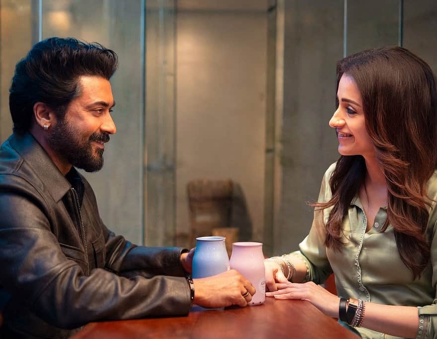 சூர்யாவுடன் த்ரிஷா! கருப்பு புதிய போஸ்டர் வெளியீடு!