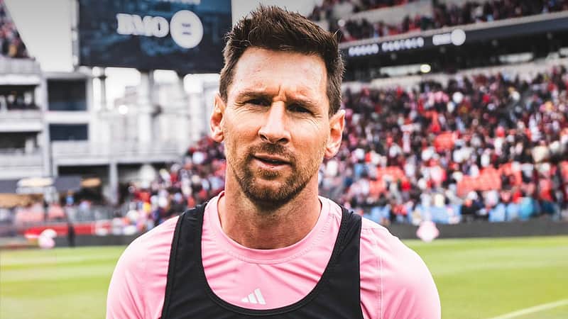Messi wins Man of the Match.