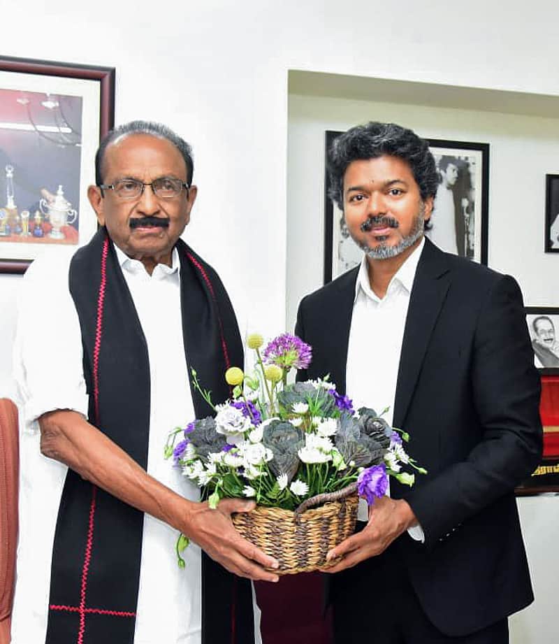 Vaiko meets Chief Minister Vijay