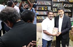 முதல்வர் விஜய்யை ஆரத்தழுவி வரவேற்ற சீமான்!