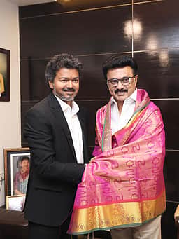 மு.க. ஸ்டாலின் - விஜய் சந்திப்பு! 