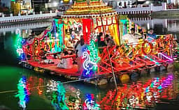 பொன்னேரி கரிகிருஷ்ண பெருமாள் கோயில் தெப்போற்சவம்!