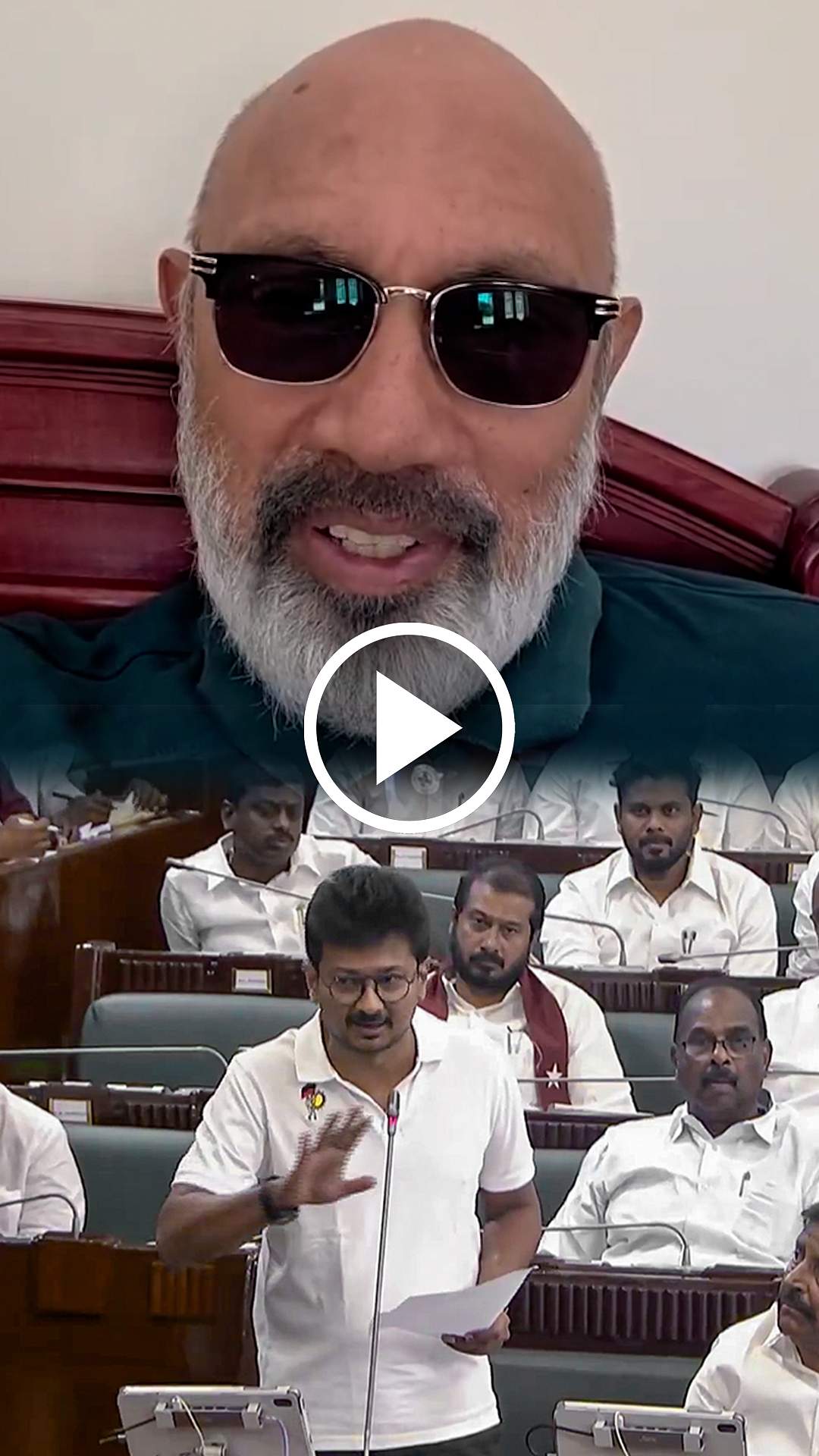 உதயநிதியின் கெத்து! விடியோ வெளியிட்ட நடிகர் சத்யராஜ்! | DMK