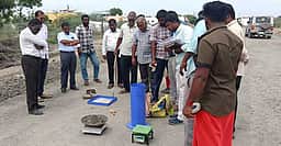 சிவகாசி சுற்றுவட்டச் சாலை
பணிகள்: அதிகாரிகள் ஆய்வு