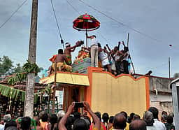 ஆரணிப்பட்டி மாயம் பெருமாள் கோயிலில் குடமுழுக்கு