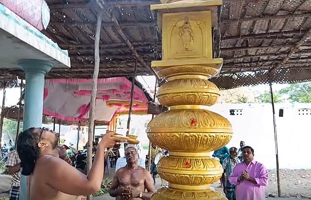 உத்திரமேரூர் திரௌபதி அம்மன் கோயிலில் பிரம்மோற்சவ கொடியேற்றம்!