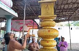 உத்திரமேரூர் திரௌபதி அம்மன் கோயிலில் பிரம்மோற்சவ கொடியேற்றம்!