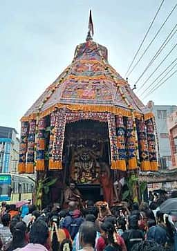 சிதம்பரம் தில்லை காளியம்மன் கோயில் தேரோட்டம்: திரளான பக்தா்கள் பங்கேற்பு