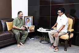 திமுக தலைவர் மு.க. ஸ்டாலின் உடன் கமல்ஹாசன் சந்திப்பு!