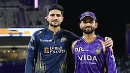 கொல்கத்தா நைட் ரைடர்ஸுக்கு எதிராக குஜராத் டைட்டன்ஸ் பந்துவீச்சு!