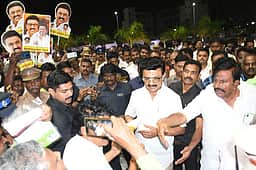 திருச்சிக்கு வருகை தந்த திமுக தலைவர் மு.க.ஸ்டாலின்!