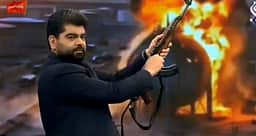 ஈரான் டிவி நிகழ்ச்சியில் துப்பாக்கி சுடும் பயிற்சி!