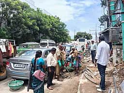 பகவதியம்மன் கோயில் திருவிழா: ரத வீதியில் ஆக்கிரமிப்பு அகற்றம்