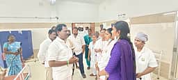 கும்மிடிப்பூண்டி அரசு பொதுமருத்துவமனையில் எம்எல்ஏ ஆய்வு