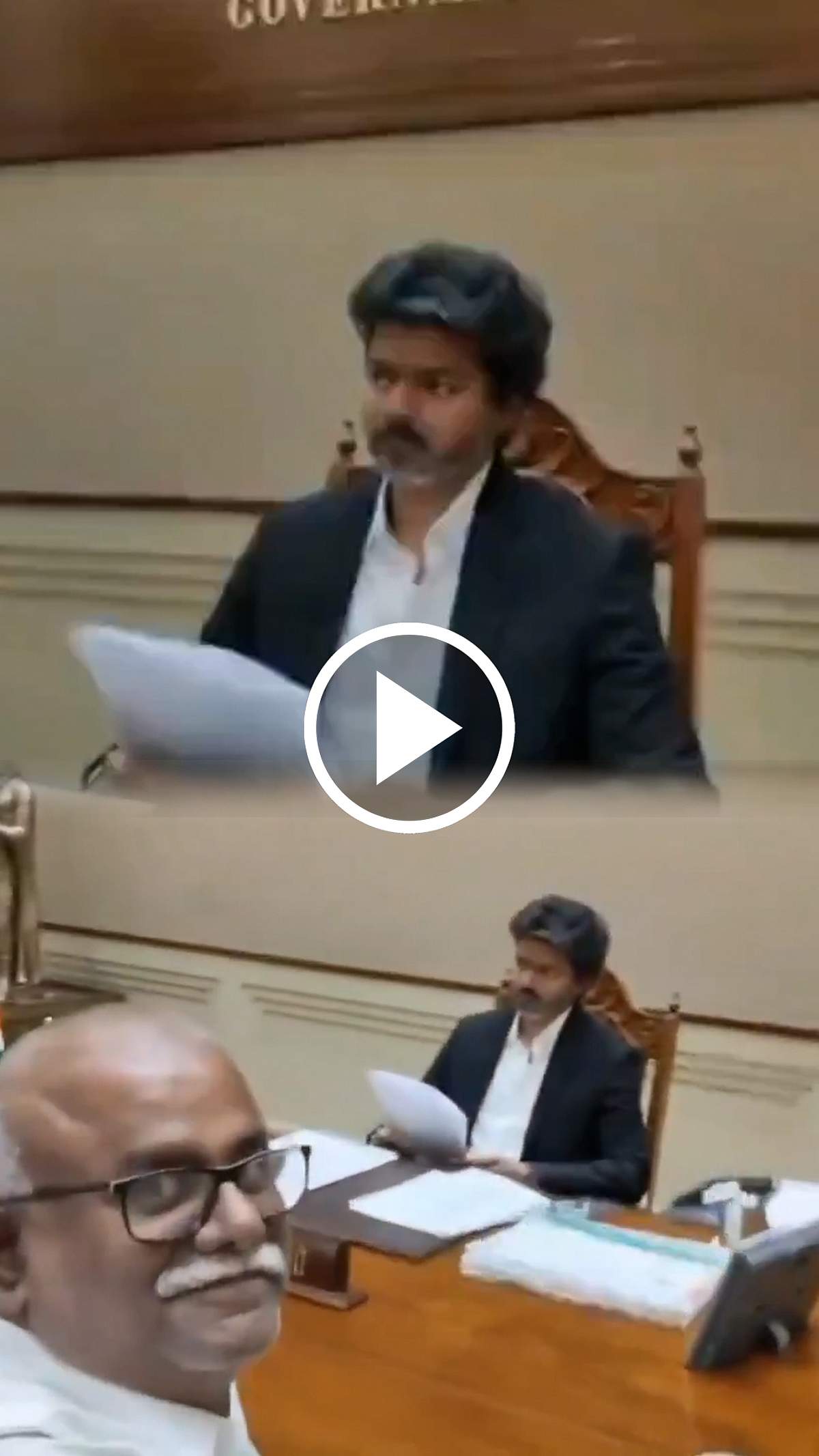 முதல்வர் Vijay அறையில் செல்ஃபி விடியோ! மீறப்பட்டதா விதிமுறை?