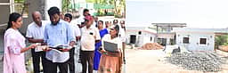 பரமத்தி வேலூரில் வளா்ச்சித் திட்டப் பணிகள்: ஆட்சியா் ஆய்வு