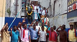 அமைச்சரவையில் விசிக பங்கேற்பு : கட்சியினா் கொண்டாட்டம்