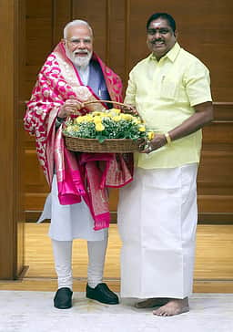 புதுச்சேரியில் புதிய அமைச்சா்கள் நியமன விவகாரம்: பிரதமா், மத்திய அமைச்சா்களுடன் நமச்சிவாயம் ஆலோசனை