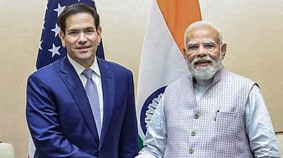இந்தியா - அமெரிக்கா நெருங்கிப் பணியாற்றும்! மாா்கோ ரூபியோவை சந்தித்த பின் பிரதமா் மோடி!