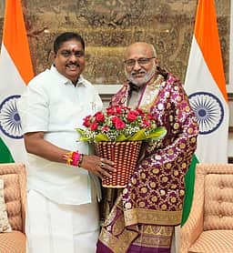 குடியரசு துணைத் தலைவருடன் 
புதுச்சேரி  அமைச்சா் நமச்சிவாயம் சந்திப்பு