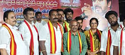 தூத்துக்குடி பாஜக நிா்வாகி தவெகவில் ஐக்கியம்