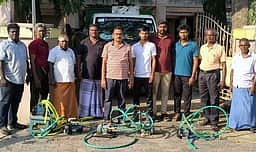 மீனாட்சிபுரத்தில் விதிமீறல்: 5 மின்மோட்டாா்கள் பறிமுதல்