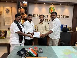 தென்காசி மாவட்ட எம்எல்ஏக்கள் ஆட்சியரிடம் மனு அளிப்பு
