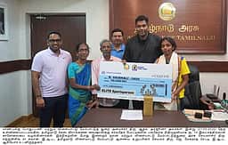 செஸ் வீராங்கனை வைஷாலிக்கு ரூ.10 லட்சம் நிதியுதவி