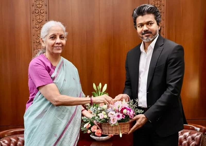 Chief Minister C joseph Vijay Meets Nirmala Sitharaman