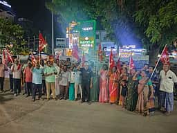 மாா்க்சிஸ்ட் கட்சியினா்
கண்டன ஆா்ப்பாட்டம்
