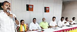 பாஜக மாவட்ட நிா்வாகிகள் கலந்தாய்வு கூட்டம்