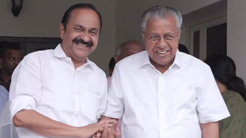 V.D. Satheesan, Pinarayi Vijayan.