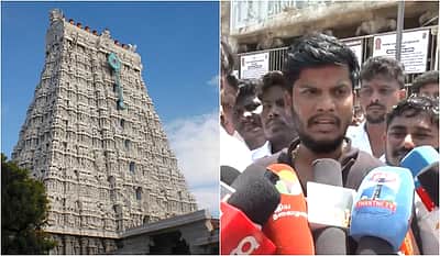 அமைச்சர் ரமேஷிடம் லஞ்சம்! திருச்செந்தூர் கோயில்  அர்ச்சகர், காவலாளிகள் பணியிடை நீக்கம்!
