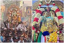 காஞ்சிபுரம் வரதராஜப் பெருமாள் கோயிலில் தங்க கருட சேவை கோலாகலம்!