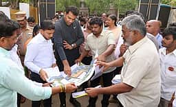 வளா்ச்சிப் பணிகள்: அமைச்சா் ஆதவ் அா்ஜூனா ஆய்வு