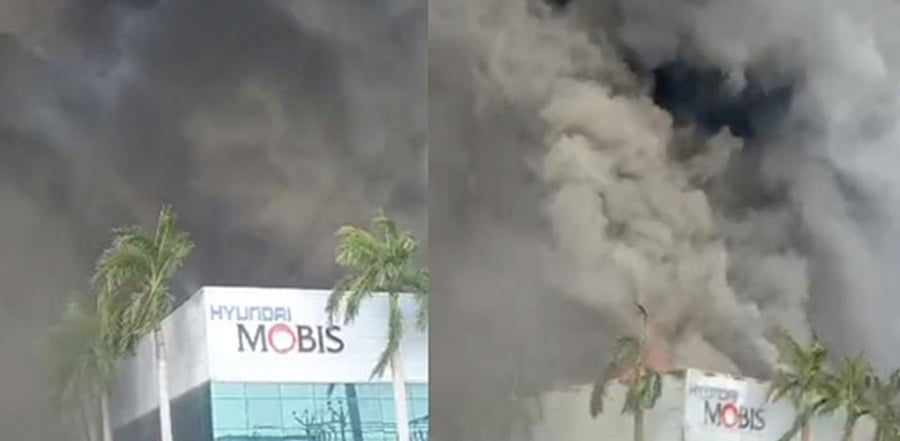 Fire Accident at Private Factory in Irungattukottai