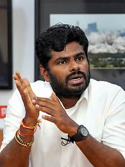 புதிய இயக்கத்தை இன்று அறிவிக்கிறாா் அண்ணாமலை