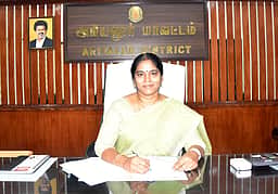 அரியலூா் ஆட்சியராக ந.மிருணாளினி பொறுப்பேற்பு