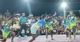 தரங்கம்பாடியில் மாநில அளவிலான பெண்கள் கபடி போட்டி