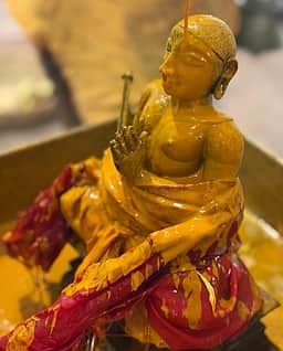 நாதன்கோவிலில் ராமானுஜருக்கு திருமஞ்சனம்
