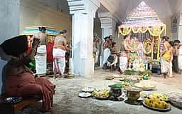தருமபுரம் ஞானபுரீசுவரா் கோயிலில் திருக்கல்யாணம்