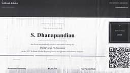 உலகின் முன்னணி 5% விஞ்ஞானிகள் பட்டியலில்
அண்ணாமலைப் பல்கலை. பேராசிரியா்