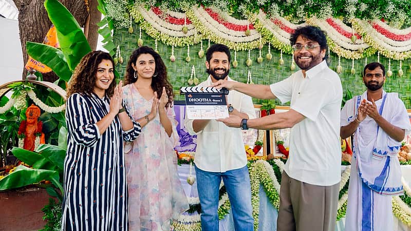 The Dhootha Season 2 pooja ceremony.