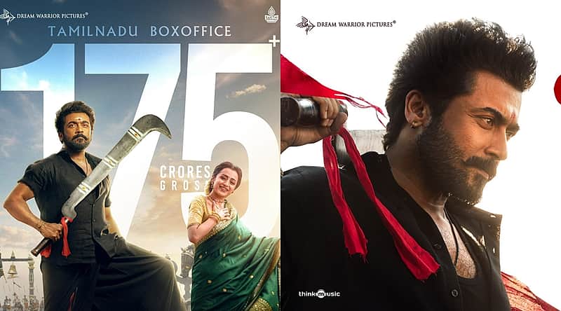 Posters of the movie *Karuppu*.