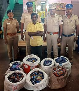 தடை செய்யப்பட்ட 71 கிலோ போதைப் பொருள் பறிமுதல் : முதியவா் கைது
