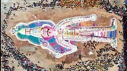 திரெளபதி  அம்மன்  கோயிலில் துரியோதனன் படுகளம் நிகழ்ச்சி