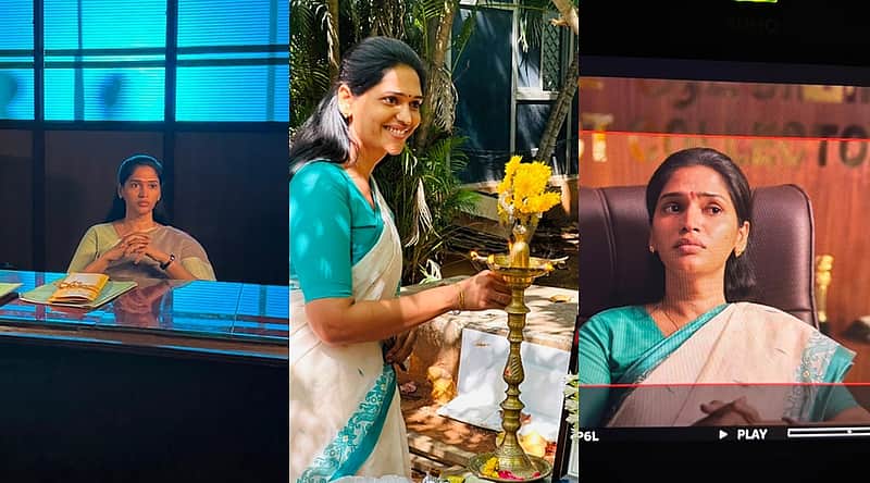 Anushree Velan at the shoot of the movie '29'.